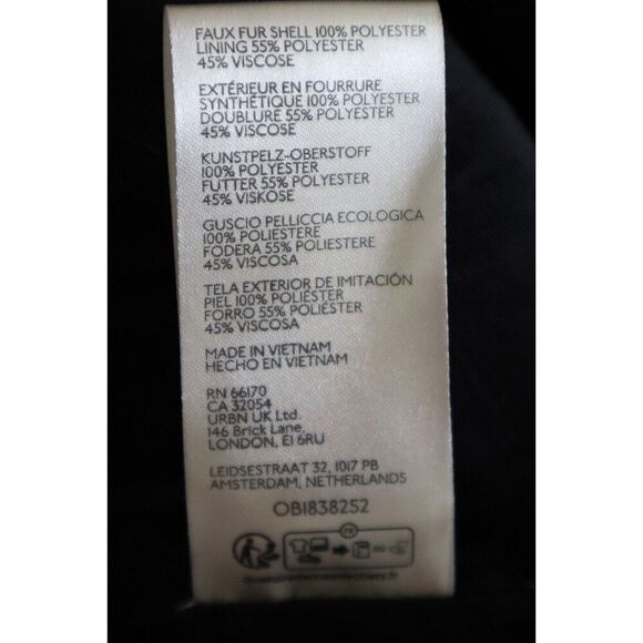 Free People OB1838252 Women Sz S Pink Faux Sherpa Relaxed Fit Cuff It Coat - Picture 7 of 12